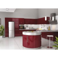Кухня в бордовом цвете: особенности дизайна