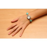Мастер-класс: браслет для наручных часов из бирюзы