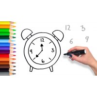 Тест на определение нарушений памяти «Рисование часов»