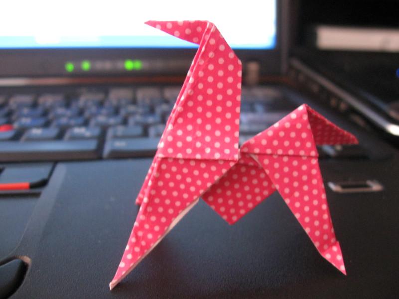 Как сделать оригами «Лошадь»