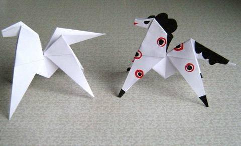 Как сделать оригами «Лошадь»