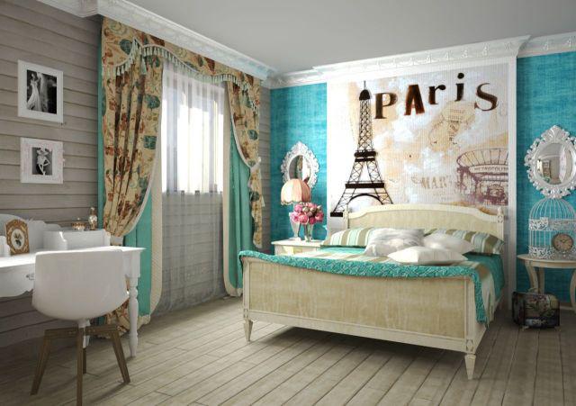 Интерьер детской комнаты во французском стиле