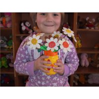 Цветы из тыквенных семечек: поделки для детей