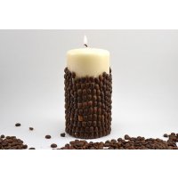 Мастер-класс: декор свечи кофейными зернами