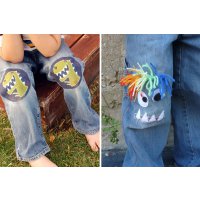 Заплатки на детские джинсы своими руками